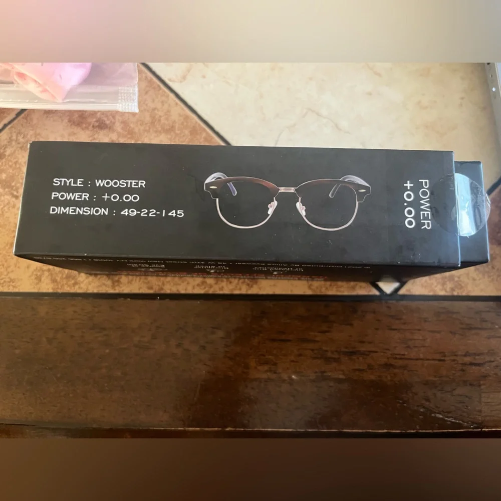 Gold and Black Sean John blue light blocking glasses
